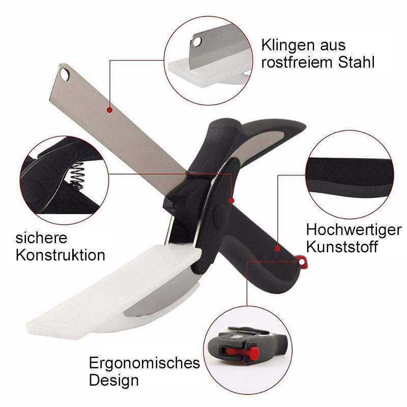 Harrow EdgeCut Stainless Steel Kitchen Scissors Versatile Black Handle Durable