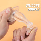 Transparent Silicone Door Stopper Wall-Mounted Anti-Collision Self-Adhesive Door Stop