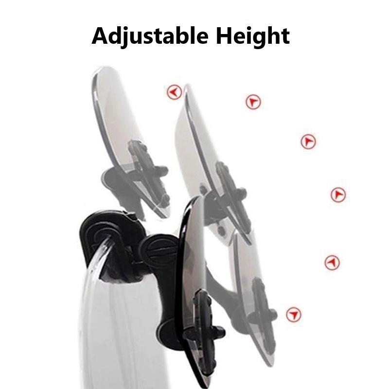 Universal Motorcycle Windshield Extension Clear Grey Plastic Fiber Adjustable Wind Screen Mount