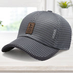 Summer Outdoor Baseball Cap Breathable Mesh Adjustable Quick-Dry Lightweight UV Protection