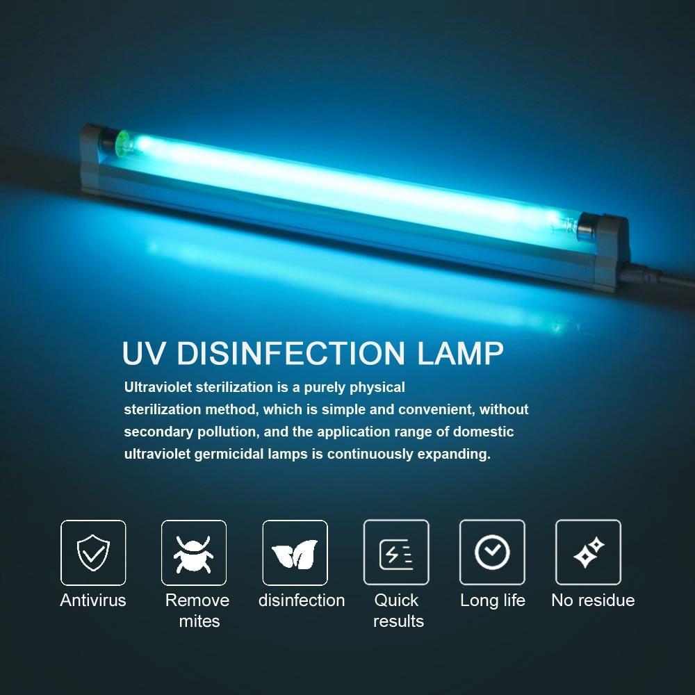 UV Ultraviolet Light Lamp with UVC Germicidal Rays for Dust Mite and Bacteria Elimination