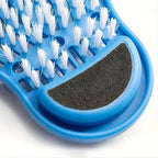 FeetEase Shower Foot Scrubber Mat No-Bend Deep Clean Massage Suction-Cup Anti-Slip Foot Cleaner