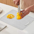TitanPro Stainless Steel Cutting Board Durable Rust-Proof Antibacterial Kitchen Chopping Block