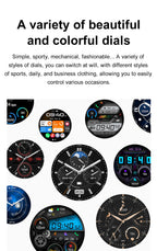 4G Smartwatch with Phone Calls, Touchscreen, Metal Band, Black, 1.39-Inch Display, 2-Day Battery