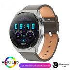 4G Smartwatch with Phone Calls, Touchscreen, Metal Band, Black, 1.39-Inch Display, 2-Day Battery