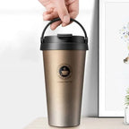 Thermasip Insulated Stainless Steel Travel Mug 500ml Leak-Proof Double-Walled Vacuum Flask