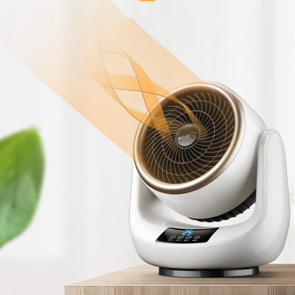 Portable Silent Air Circulation Fan Ultra Quiet 360° Rotation Remote Control Compact