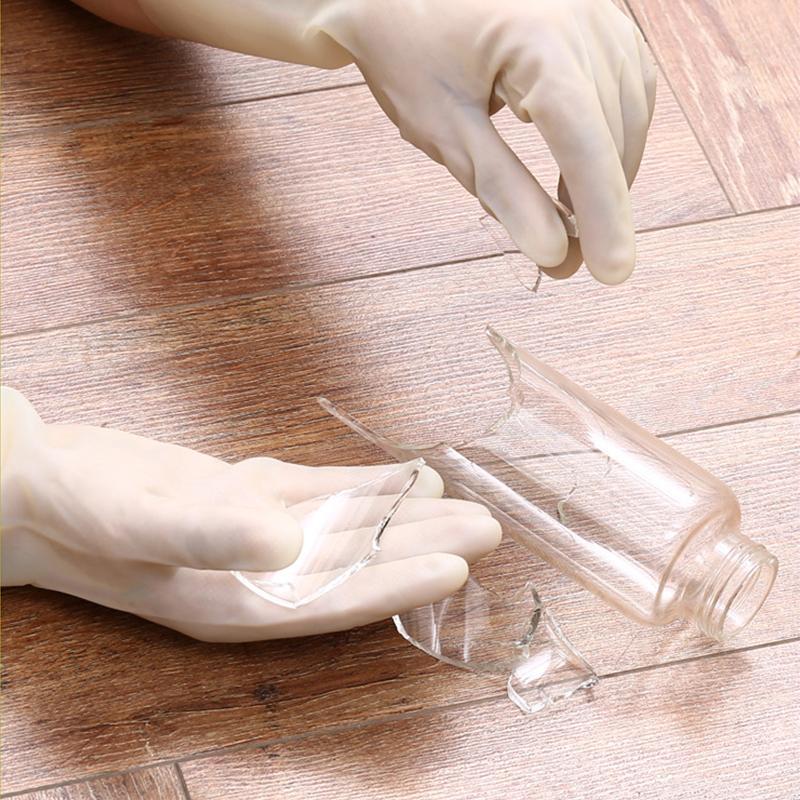 Unbreakable Nitrile Rubber Gloves 1 Pair White Food Safe Durable Non-Slip Multipurpose