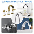 Faucet Aerator Wrench with Anti-Slip Rubber Grip Universal Faucet and Shower Head Tool