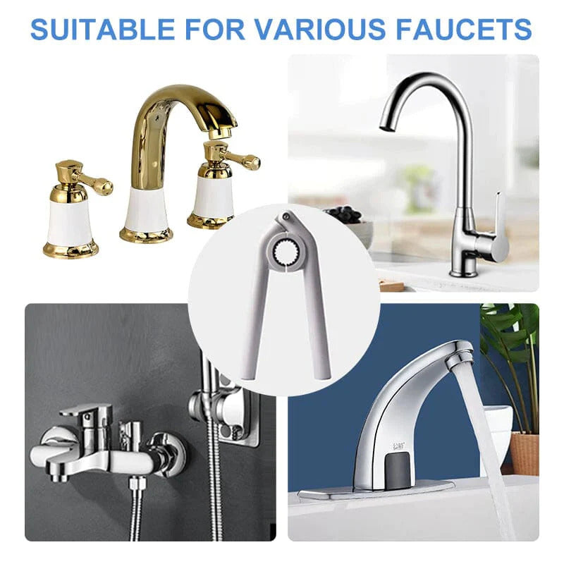 Faucet Aerator Wrench with Anti-Slip Rubber Grip Universal Faucet and Shower Head Tool