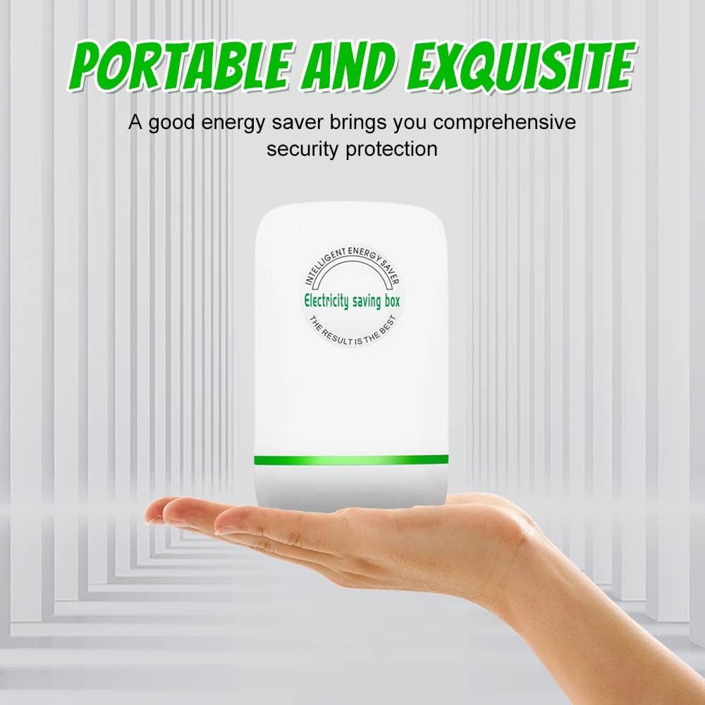 Pro Power Saver Home Energy Saving Device Electricity Usage Reducer with Surge Protection US Plug