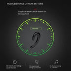 Bluetooth Headset Wireless Earbud Lightweight Noise Cancelling CVC 6.0 with Charging Case Black Red Blue Silver