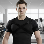 AlignR Shoulder Support Brace Cross-Compression Stability Breathable Mesh Comfort Relieves Shoulder Pain Improves Posture