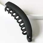 Large Banana Hair Clips Durable ABS Matte Finish Strong Grip Hair Accessories for Women 6 Colors