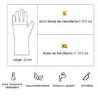 Unbreakable Nitrile Rubber Gloves 1 Pair White Food Safe Durable Non-Slip Multipurpose
