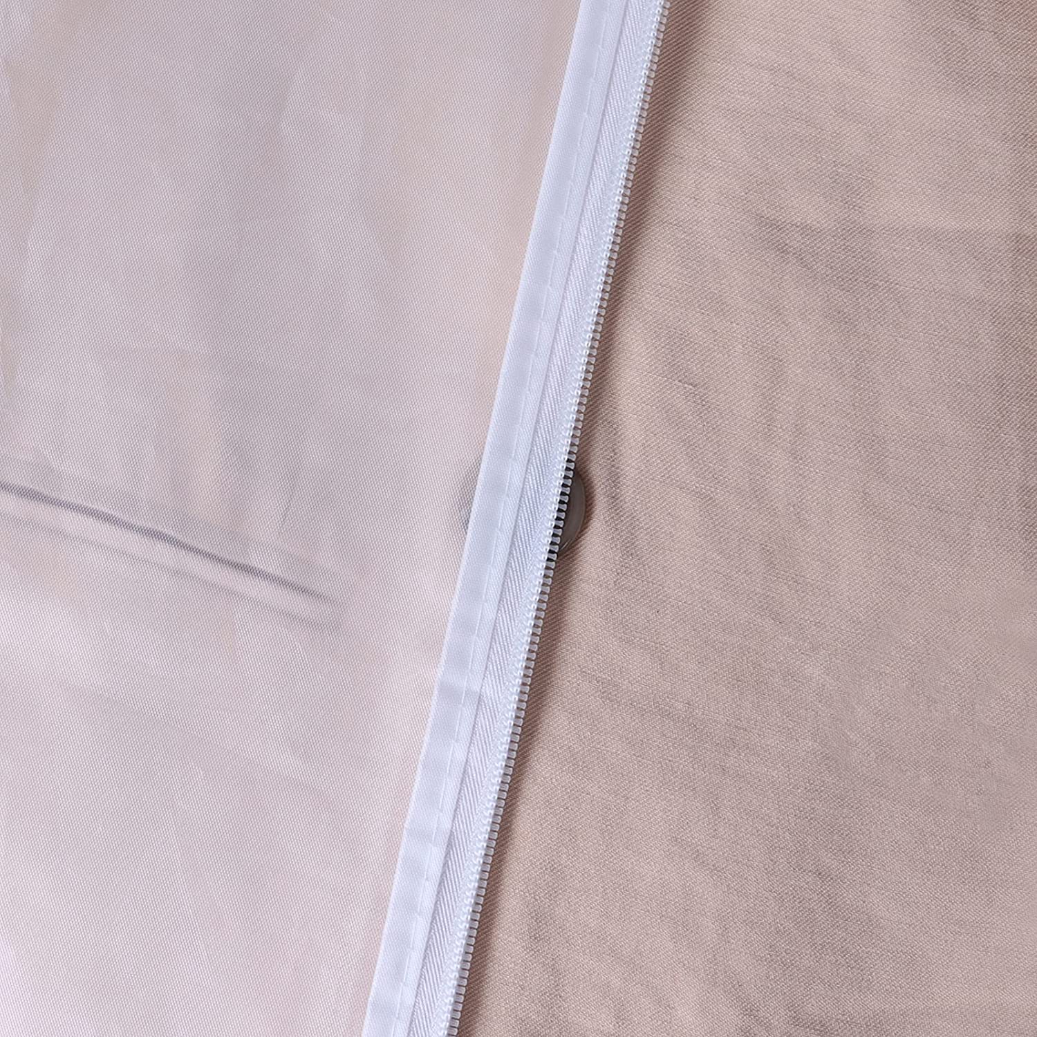 6-Piece Clear Garment Bags with Full-Length Zipper 61x137 cm Durable Breathable Storage Covers