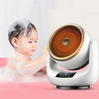 Portable Silent Air Circulation Fan Ultra Quiet 360° Rotation Remote Control Compact