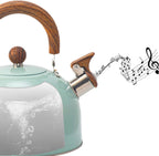 Stainless Steel Whistling Kettle 2.5L or 3L with Sound Signal for Induction Gas Cooktops