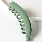 Large Banana Hair Clips Durable ABS Matte Finish Strong Grip Hair Accessories for Women 6 Colors