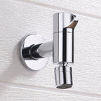 Wall-Mounted Bathroom Faucet Knob Handle Solid Brass Round Single Handle 3.5" Height Black Chrome Gold White Brushed Brass