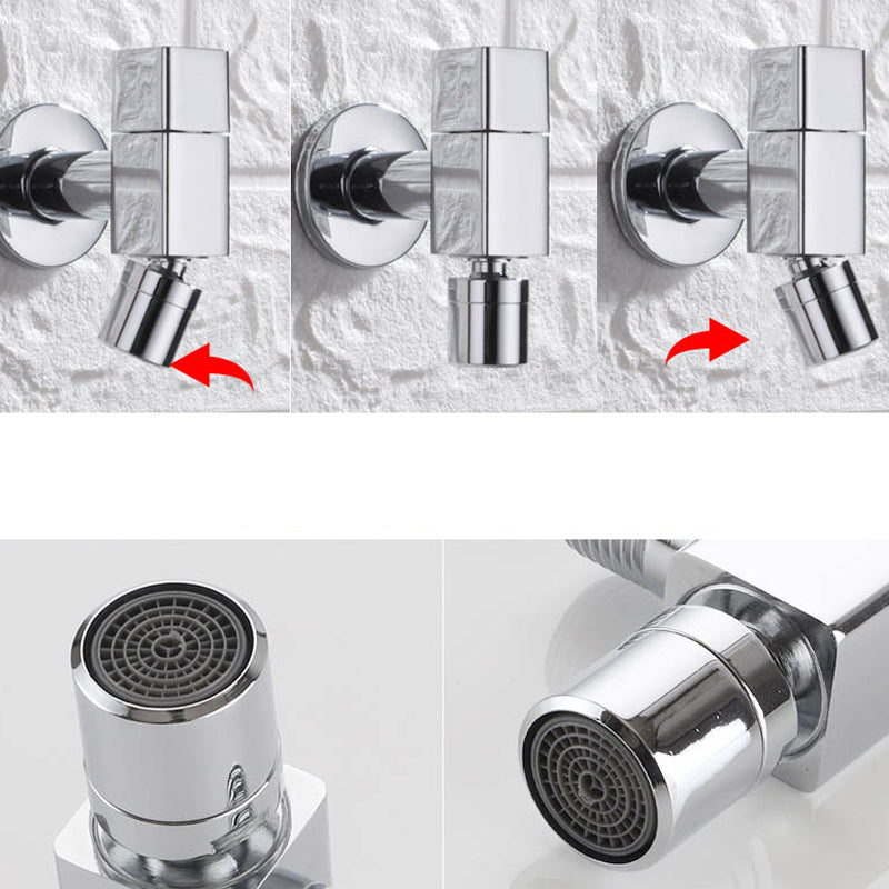 Wall-Mounted Bathroom Faucet Knob Handle Solid Brass Round Single Handle 3.5" Height Black Chrome Gold White Brushed Brass