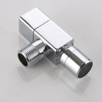 Wall-Mounted Bathroom Faucet Knob Handle Solid Brass Round Single Handle 3.5" Height Black Chrome Gold White Brushed Brass