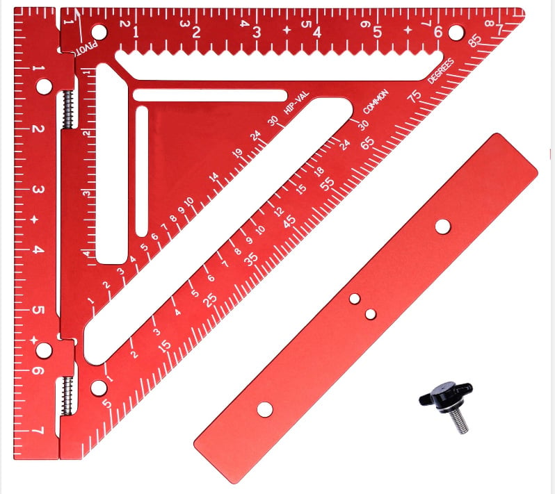 Innovative Rafter Square Tool Aerospace Aluminum Rotating Fence Flatwork Leveling Marking Jig