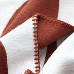 Abstract Pattern Acrylic Blanket 51x71 Lightweight Cozy Throw for Home Decor and Comfort