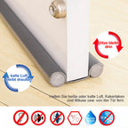 Sound and Dustproof Door Bottom Seal EVA Draft Stopper for Noise, Dust, Pest, and Air Blocking