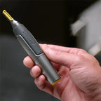 Precision Nose and Ear Hair Trimmer with Titanium Blades and LED Light, Ultra-Thin Cutting Head