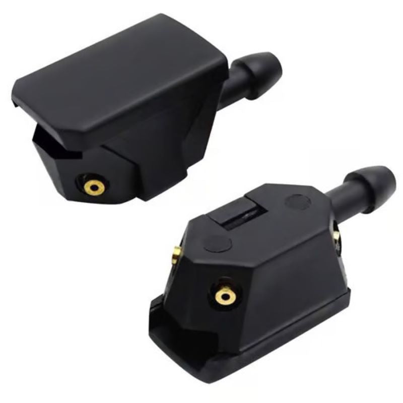 Car Wiper Nozzle Four-Hole Adjustable Spray Black Nylon 2/4/8 Pack for Truck and Car