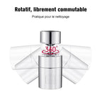 Rotating Faucet Spray Head Stainless Steel Dual Mode Water Saving Kitchen Sink Accessory