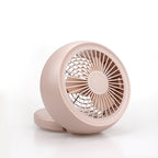 Portable Mini Table Fan with Adjustable Ball Joint and Stable Base Compact Quiet