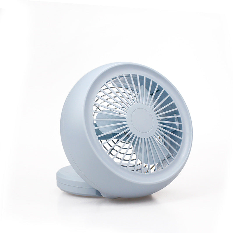 Portable Mini Table Fan with Adjustable Ball Joint and Stable Base Compact Quiet