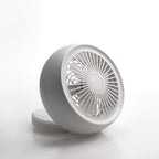 Portable Mini Table Fan with Adjustable Ball Joint and Stable Base Compact Quiet