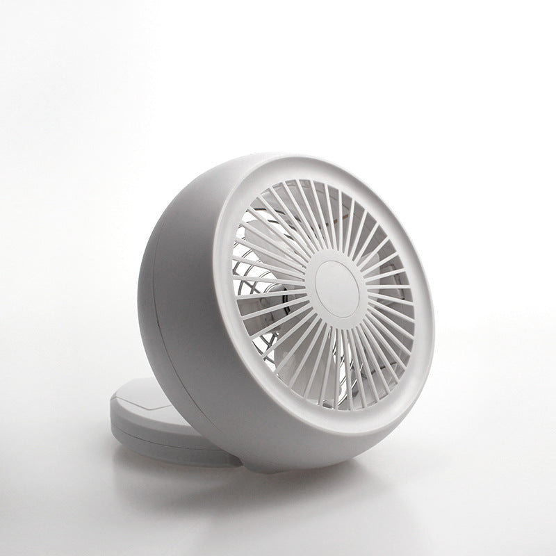Portable Mini Table Fan with Adjustable Ball Joint and Stable Base Compact Quiet