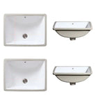 Modern Oval Undermount Porcelain Sink with Pop-Up Drain White Ceramic Bathroom Basin