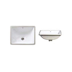 Modern Oval Undermount Porcelain Sink with Pop-Up Drain White Ceramic Bathroom Basin