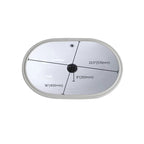 Modern Oval Undermount Porcelain Sink with Pop-Up Drain White Ceramic Bathroom Basin