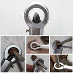 Heavy-Duty Nut Splitter Tool Kit with Hardened Steel Blades for Removing Rusty and Damaged Nuts 9-27mm