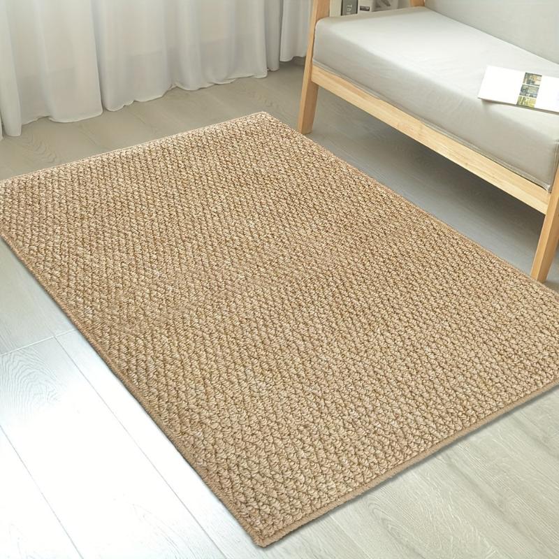 Norvo Jute Door Mat Natural Non-Slip Dirt-Repellent Durable Entrance Rug