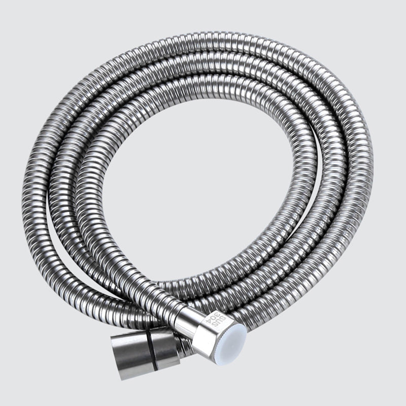 Wall-Mounted Stainless Steel Bathtub Filler with Handheld Shower Chrome Finish Single Lever Control
