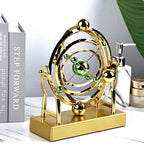 OrbitMotion Perpetual Motion Pendulum Decorative Metal Desk Toy Gold