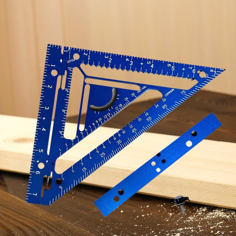 Innovative Rafter Square Tool Aerospace Aluminum Rotating Fence Flatwork Leveling Marking Jig