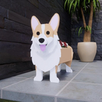 Cute Wooden Animal Flowerpot Hand-Painted Decorative Planter for Indoor and Outdoor Use Small and Large Sizes