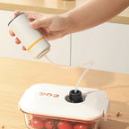 Vacuum Sealer with USB Charging and 20 Zipper Bags Compact Portable Food Storage Kit