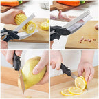 Harrow EdgeCut Stainless Steel Kitchen Scissors Versatile Black Handle Durable