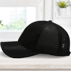 Summer Outdoor Baseball Cap Breathable Mesh Adjustable Quick-Dry Lightweight UV Protection