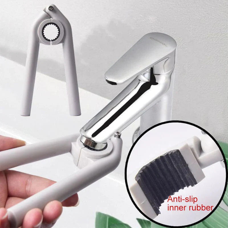 Faucet Aerator Wrench with Anti-Slip Rubber Grip Universal Faucet and Shower Head Tool