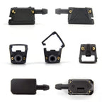 Car Wiper Nozzle Four-Hole Adjustable Spray Black Nylon 2/4/8 Pack for Truck and Car